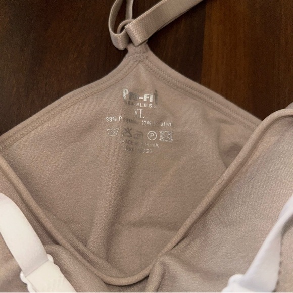 Pro-Fit Women Sports Bra Racerback 2 Pack W/ Removable Pads NEW - Picture 7 of 8